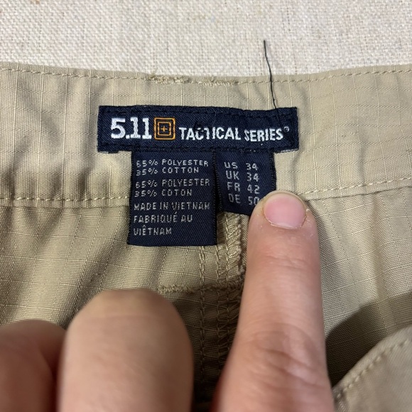 5.11 Tactical TACLITE Pro 11” Ripstop Short Men’s Shorts Size 34 11 inch Inseam - Picture 3 of 6
